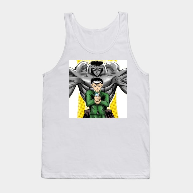 yusuke urameshi in reigun art tournament Tank Top by jorge_lebeau